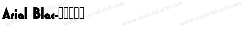 Arial Blac字体转换